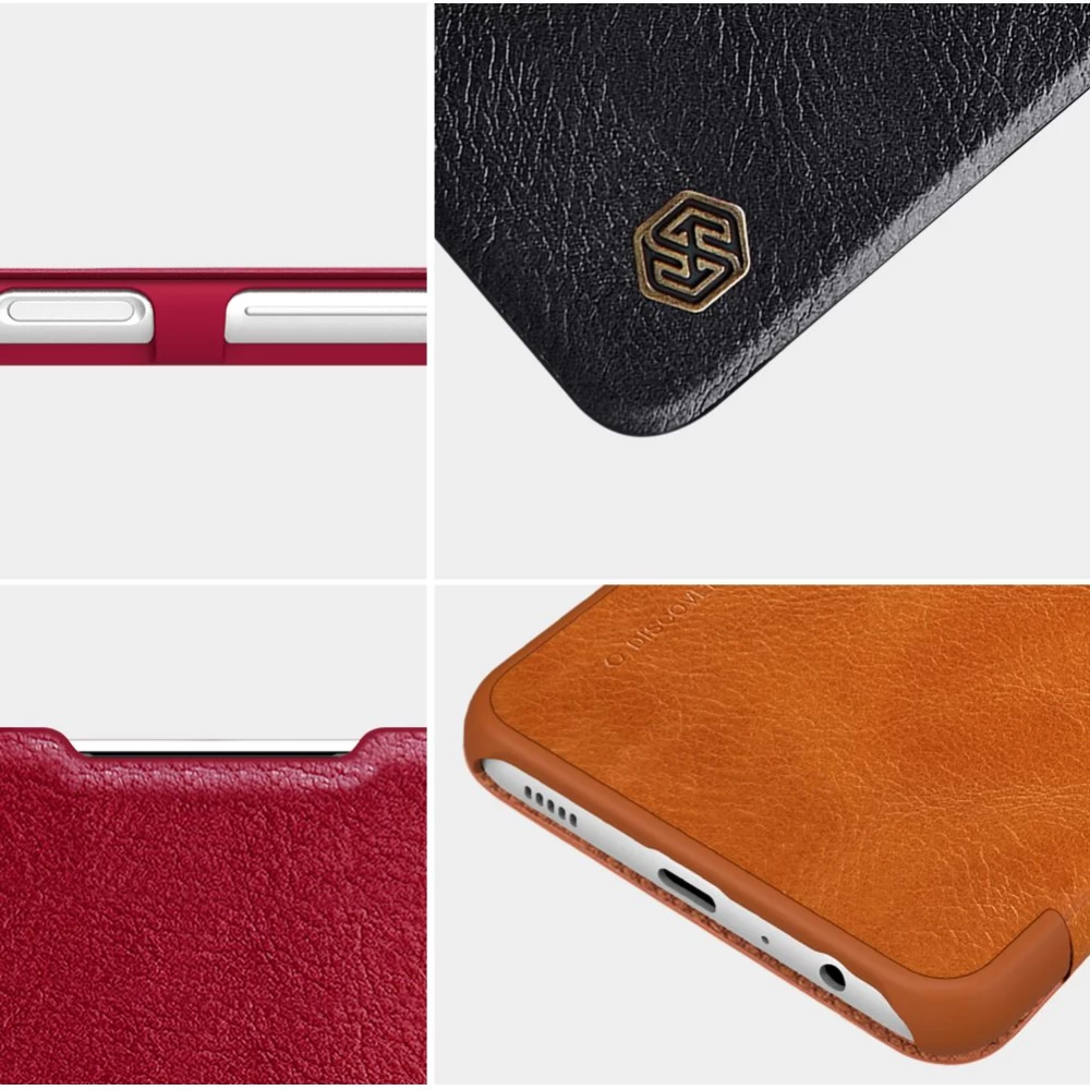 Samsung Galaxy A32 5G maciņš sarkans Nillkin Qin Leather