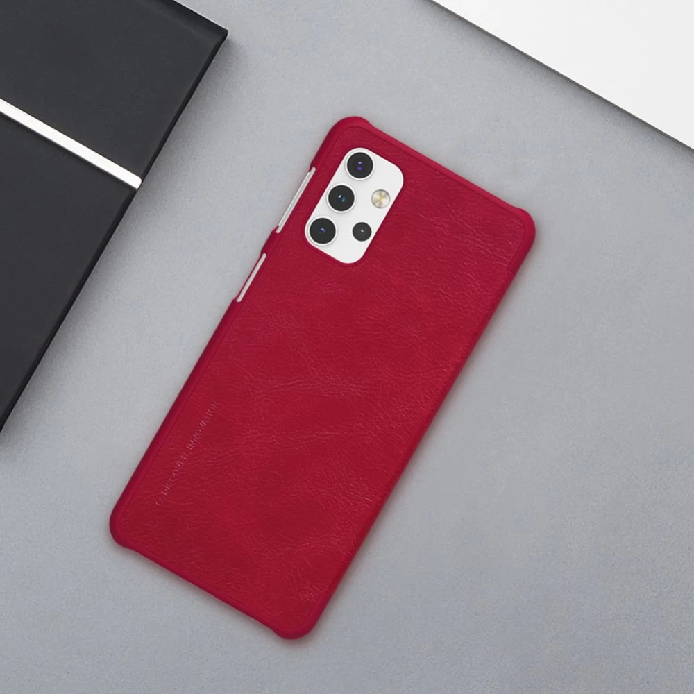 Samsung Galaxy A32 5G maciņš sarkans Nillkin Qin Leather