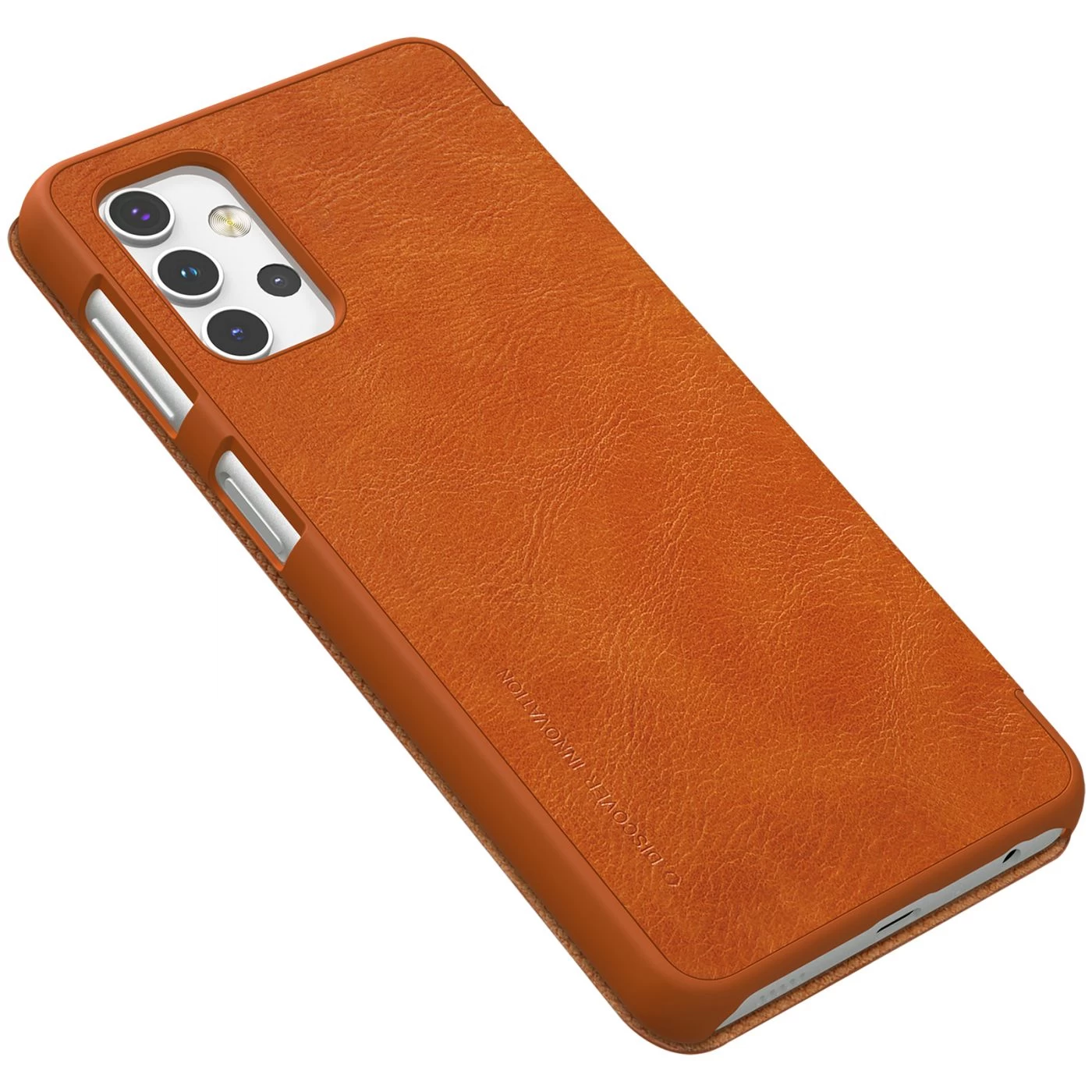 Samsung Galaxy A32 5G maciņš brūns Nillkin Qin Leather