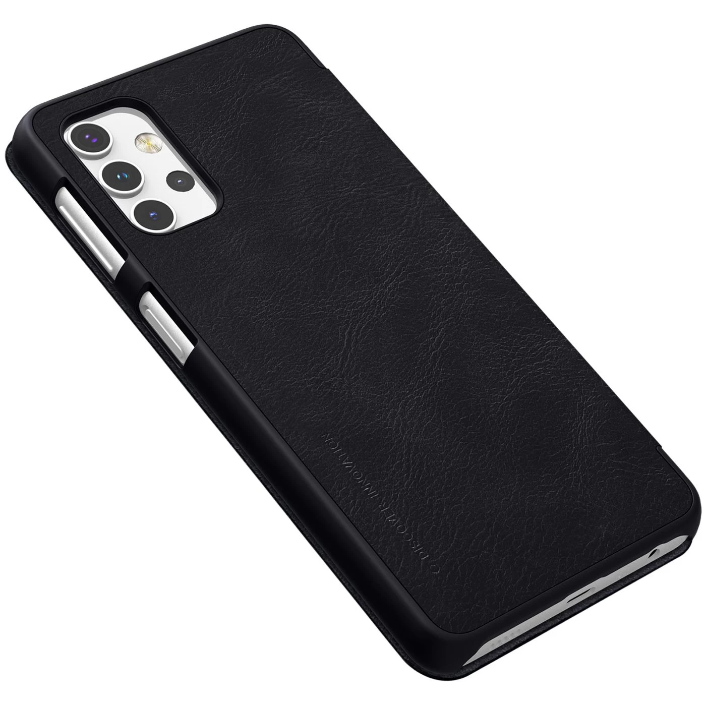 Samsung Galaxy A32 5G maciņš melns Nillkin Qin Leather