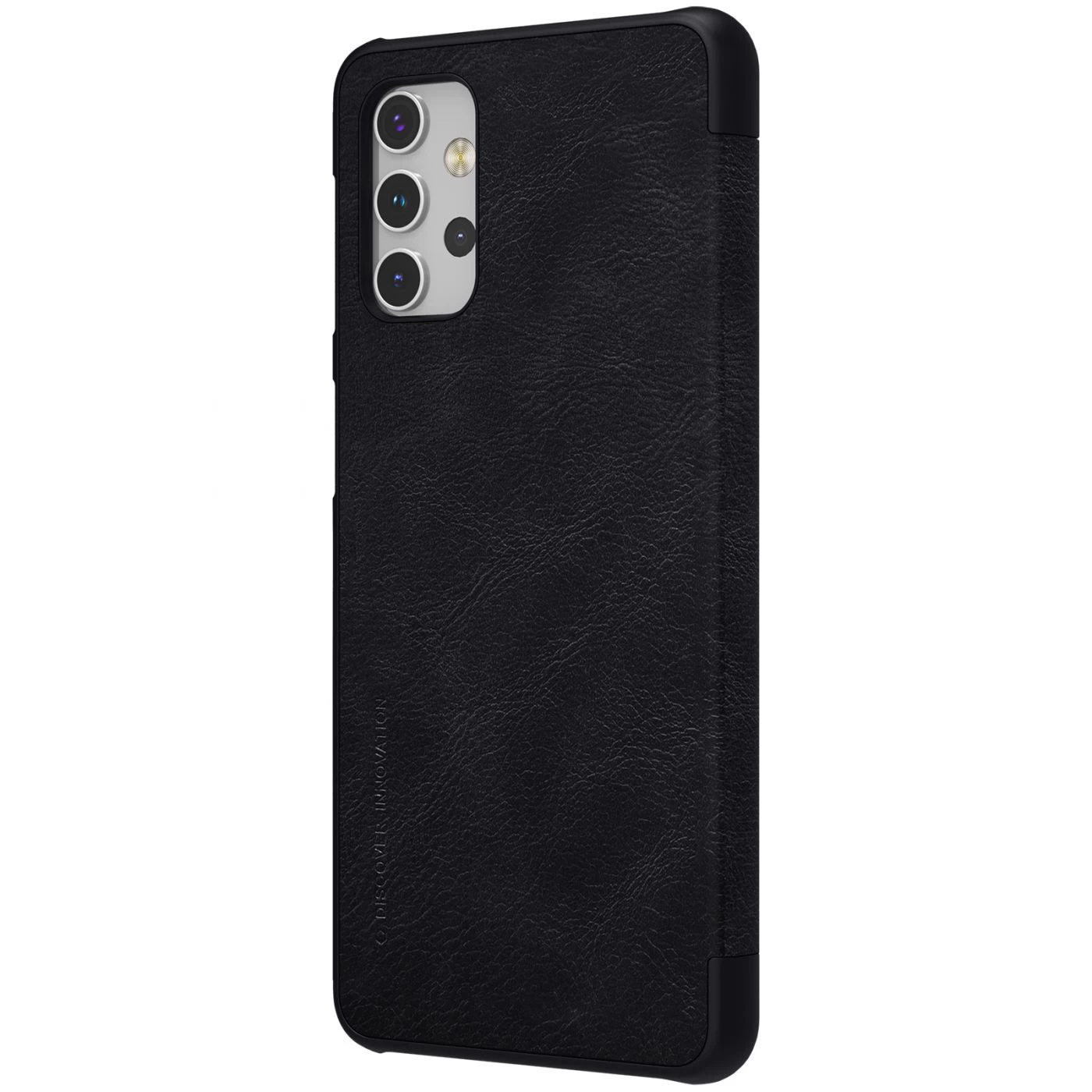 Samsung Galaxy A32 5G maciņš melns Nillkin Qin Leather