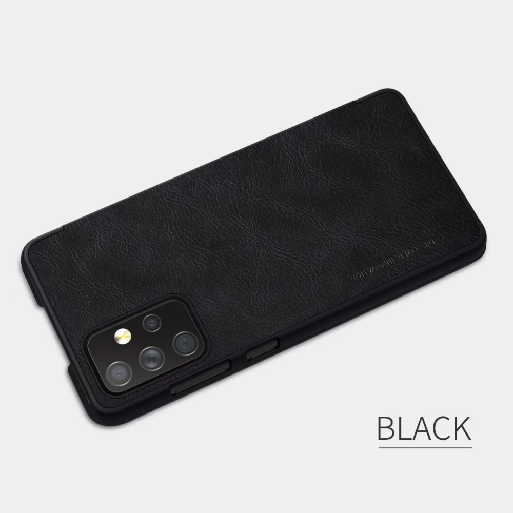 Samsung Galaxy A72 5G maciņš brūns Nillkin Qin Leather 