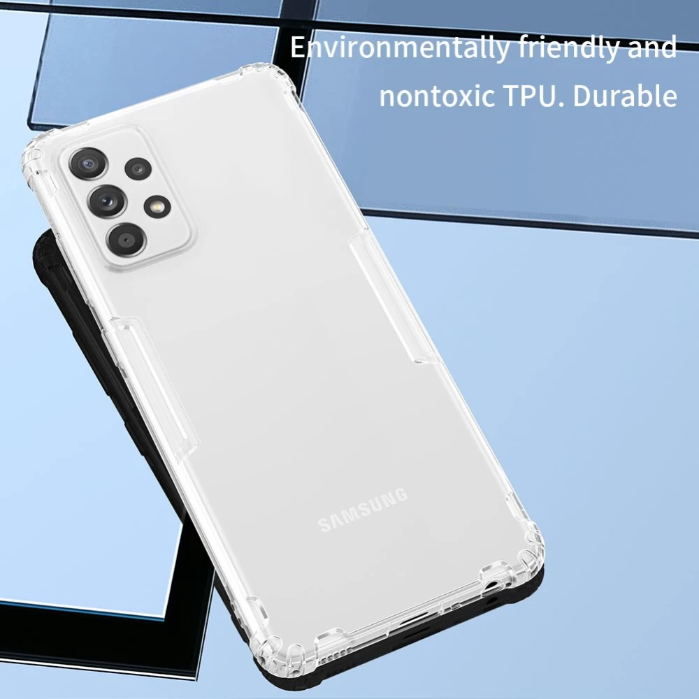 Samsung Galaxy A72 5G vāciņš caurspīdīgs pelēks Nillkin TPU