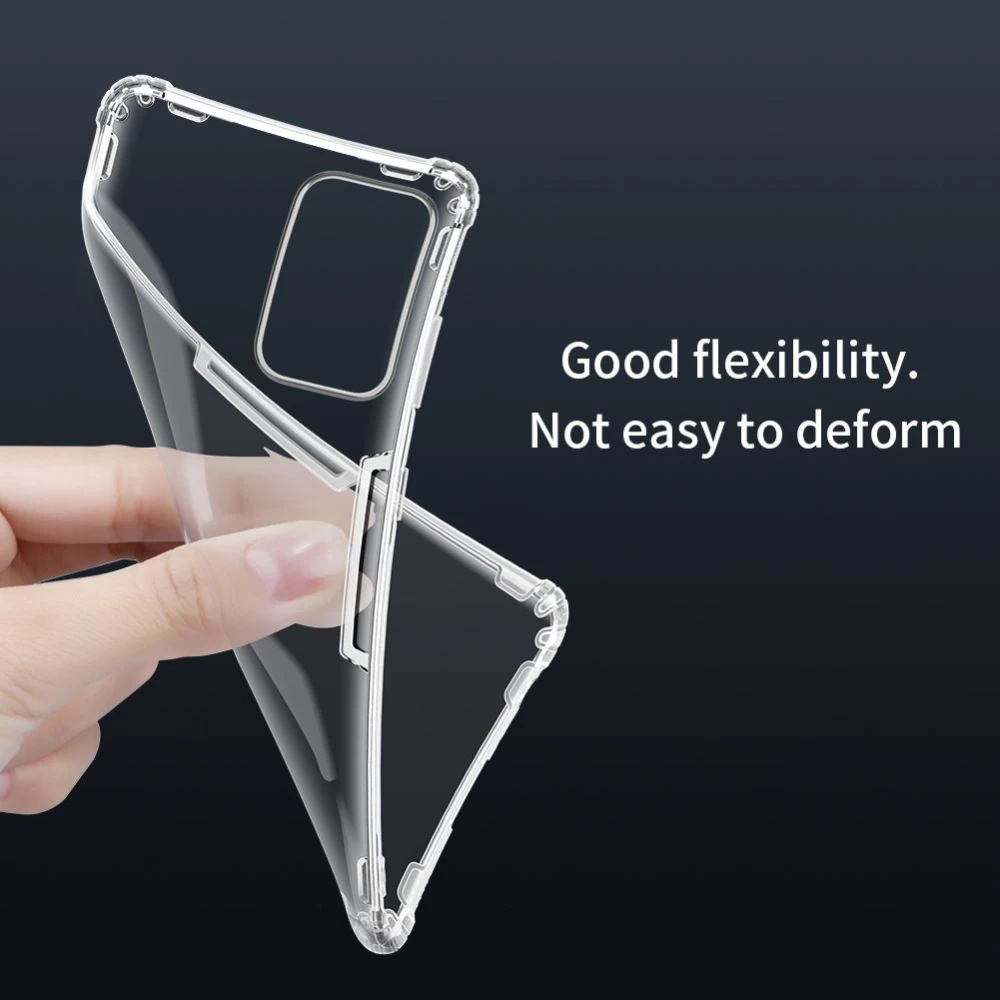 Samsung Galaxy A72 5G vāciņš caurspīdīgs pelēks Nillkin TPU