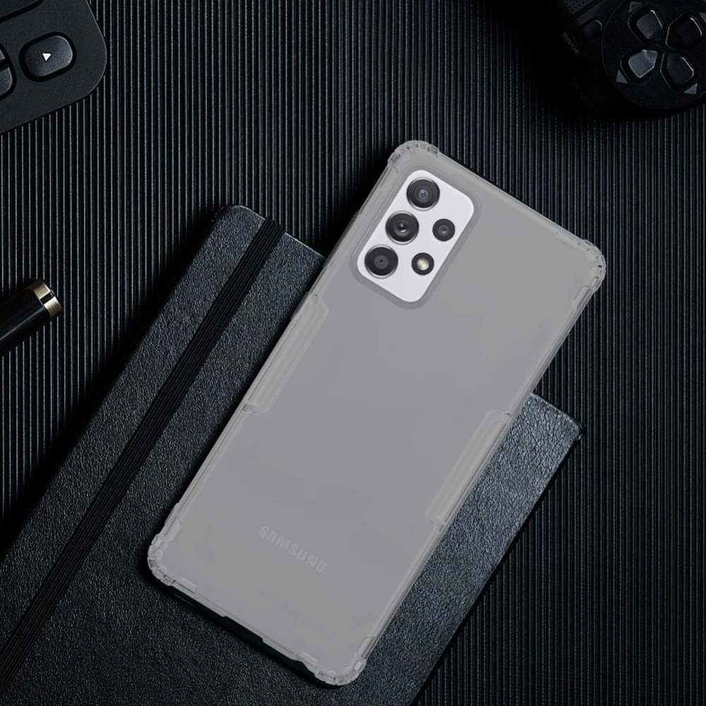 Samsung Galaxy A72 5G vāciņš caurspīdīgs pelēks Nillkin TPU