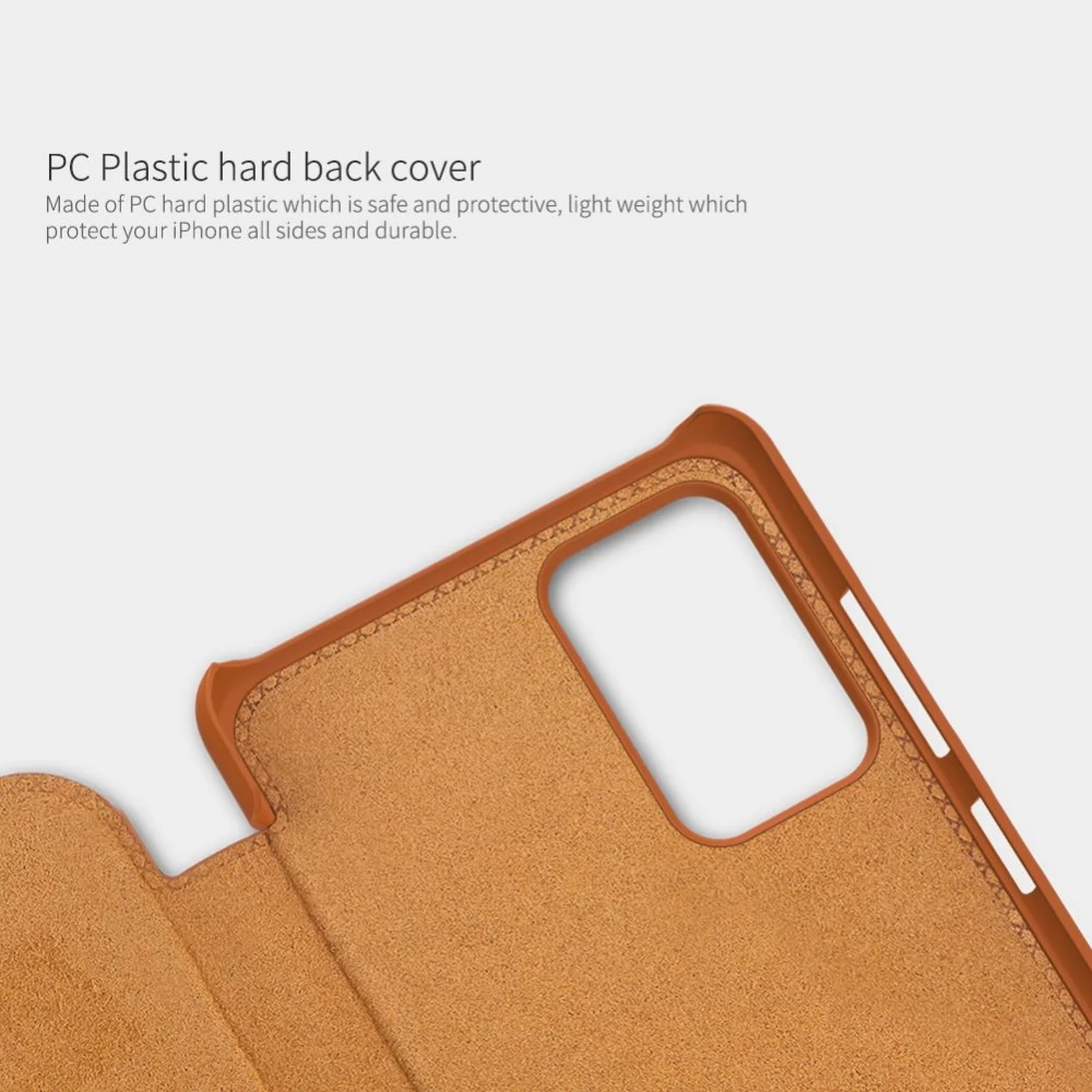 Samsung Galaxy A72 5G maciņš melns Nillkin Qin Leather