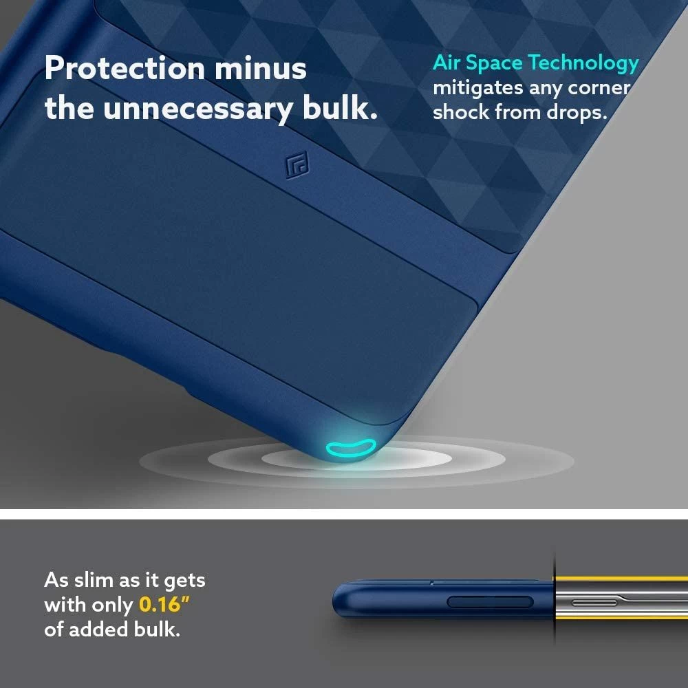 Samsung Galaxy A72 5G Telefona vāciņš zils CASEOLOGY Parallax