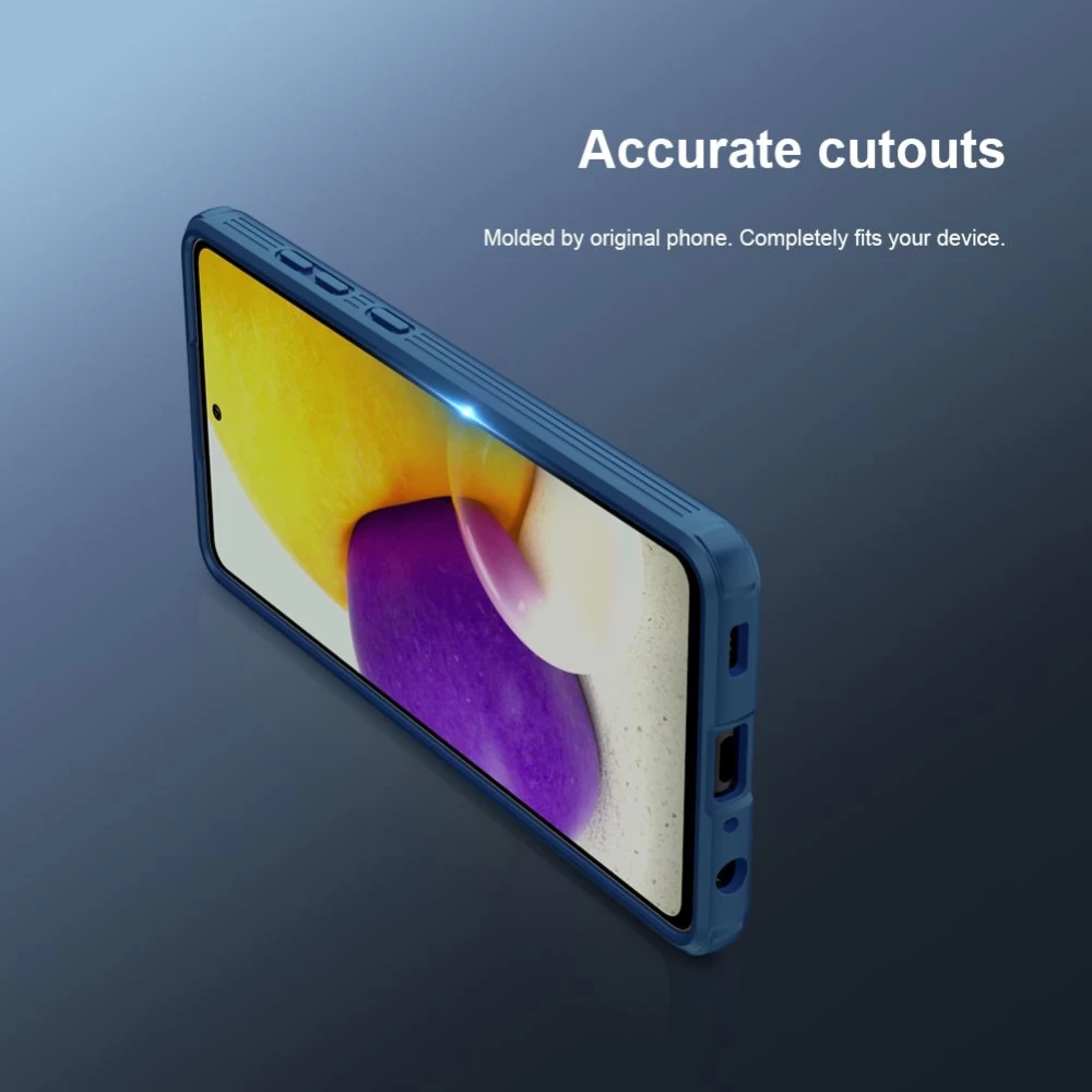 Samsung Galaxy A72 5G vāciņš zils Nillkin CamShield Pro