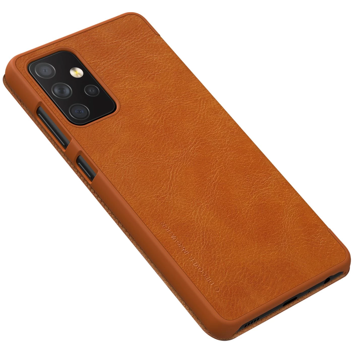 Samsung Galaxy A72 5G maciņš brūns Nillkin Qin Leather