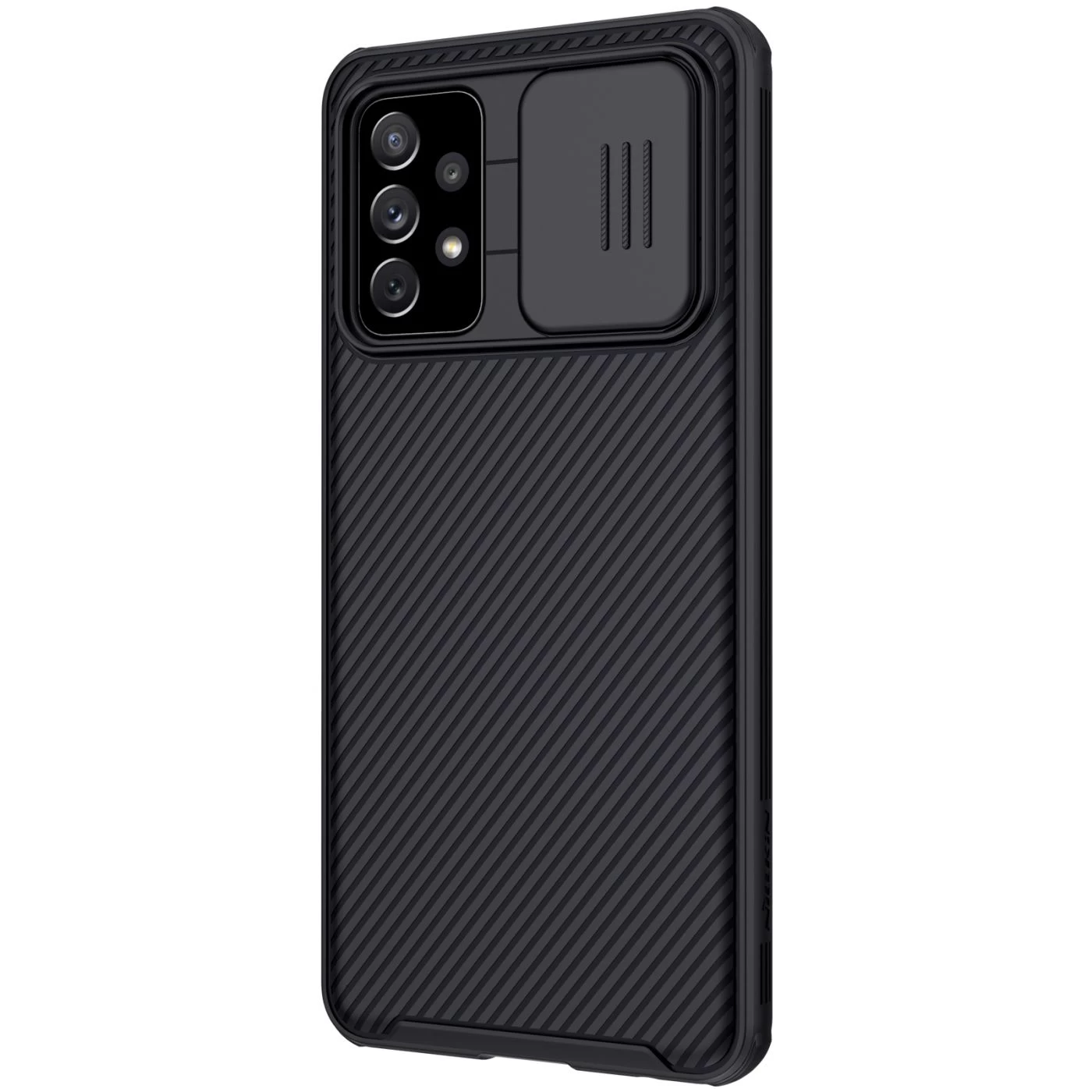 Samsung Galaxy A72 5G vāciņš melns Nillkin CamShield Pro