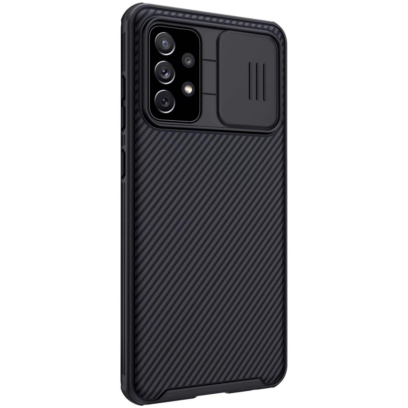 Samsung Galaxy A72 5G vāciņš melns Nillkin CamShield Pro