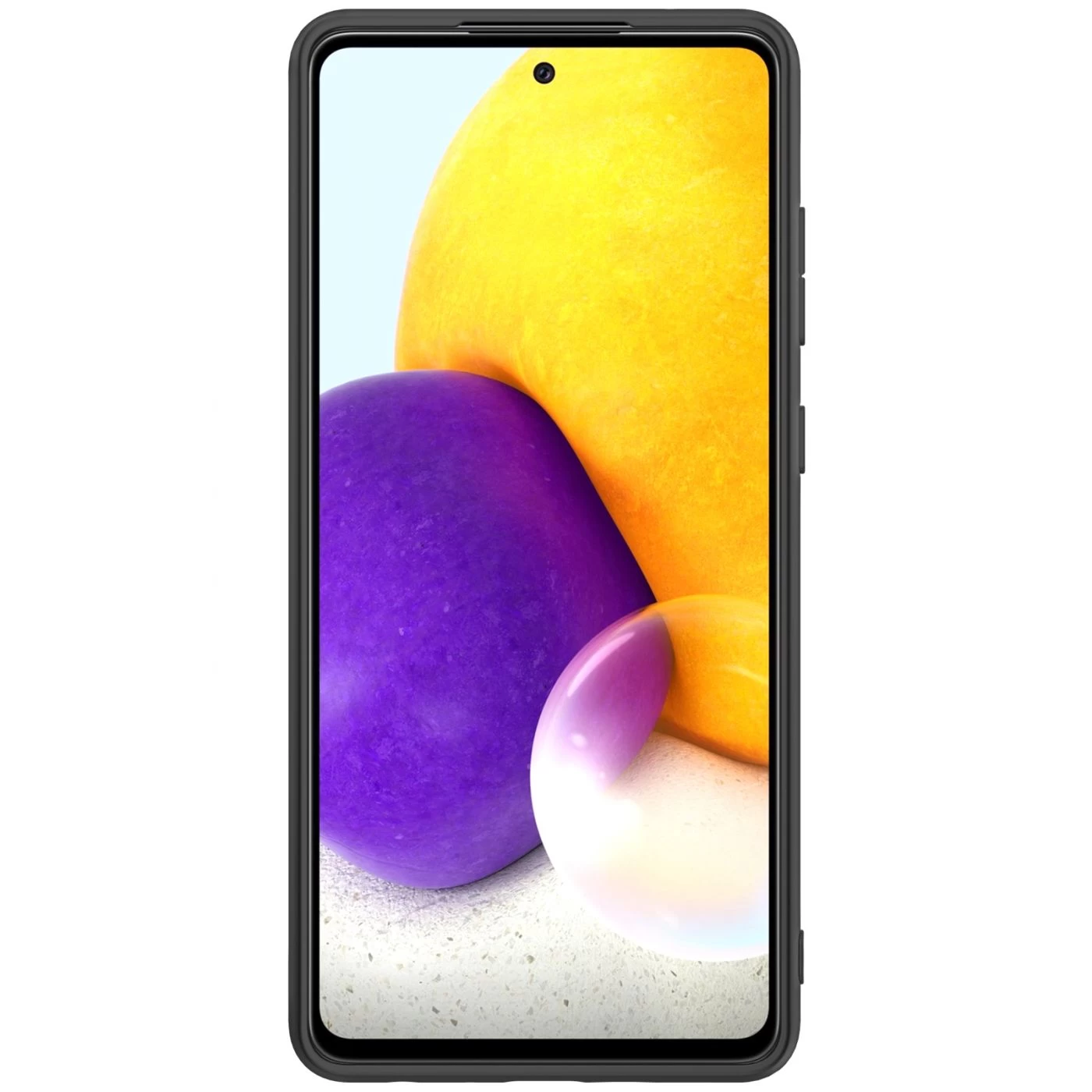 Samsung Galaxy A72 5G vāciņš melns Nillkin Synthetic Fiber