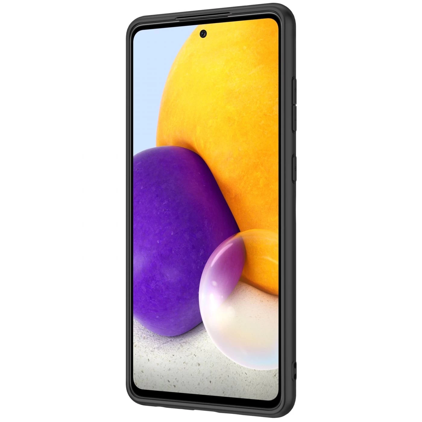 Samsung Galaxy A72 5G vāciņš melns Nillkin Synthetic Fiber