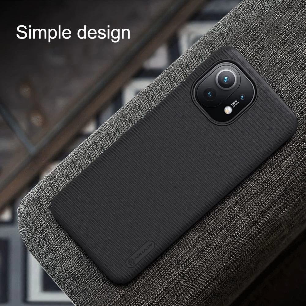 Xiaomi Mi 11 vāciņš balts Nillkin Super Frosted Shield