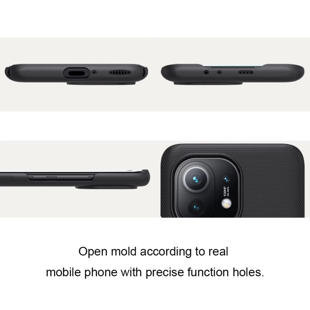 Xiaomi Mi 11 vāciņš balts Nillkin Super Frosted Shield