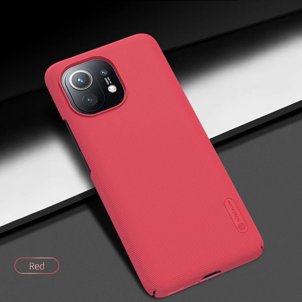 Xiaomi Mi 11 vāciņš balts Nillkin Super Frosted Shield