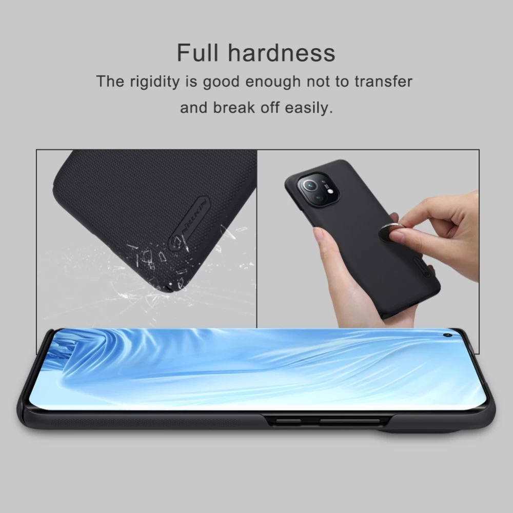 Xiaomi Mi 11 ümbris punane Nillkin Super Frosted Shield