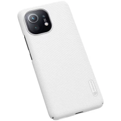Xiaomi Mi 11 vāciņš balts Nillkin Super Frosted Shield 