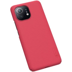 Xiaomi Mi 11 ümbris punane Nillkin Super Frosted Shield 