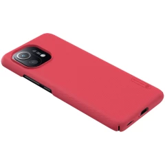 Xiaomi Mi 11 ümbris punane Nillkin Super Frosted Shield 