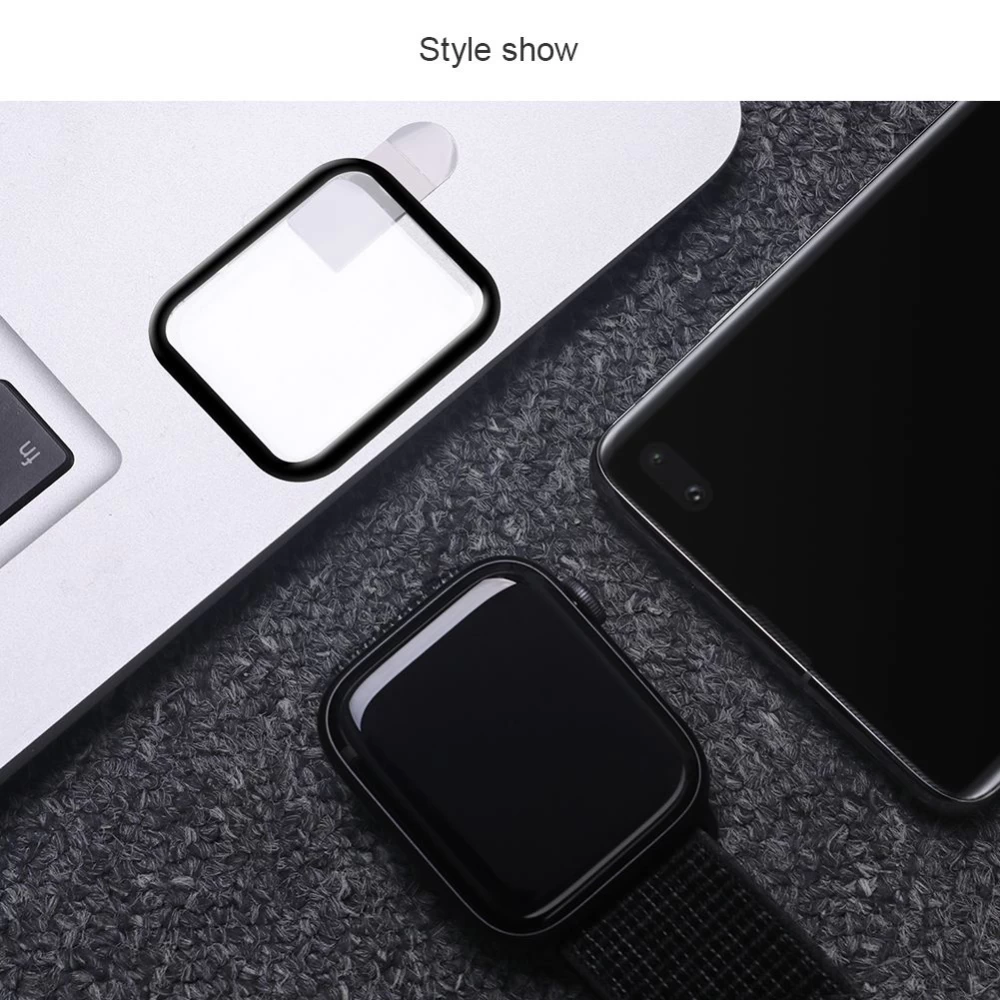 Apple Watch viedpulksteņa aizsargstikls  Nillkin 3D AW+ Full Coverage Tempered Protective Film 38mm