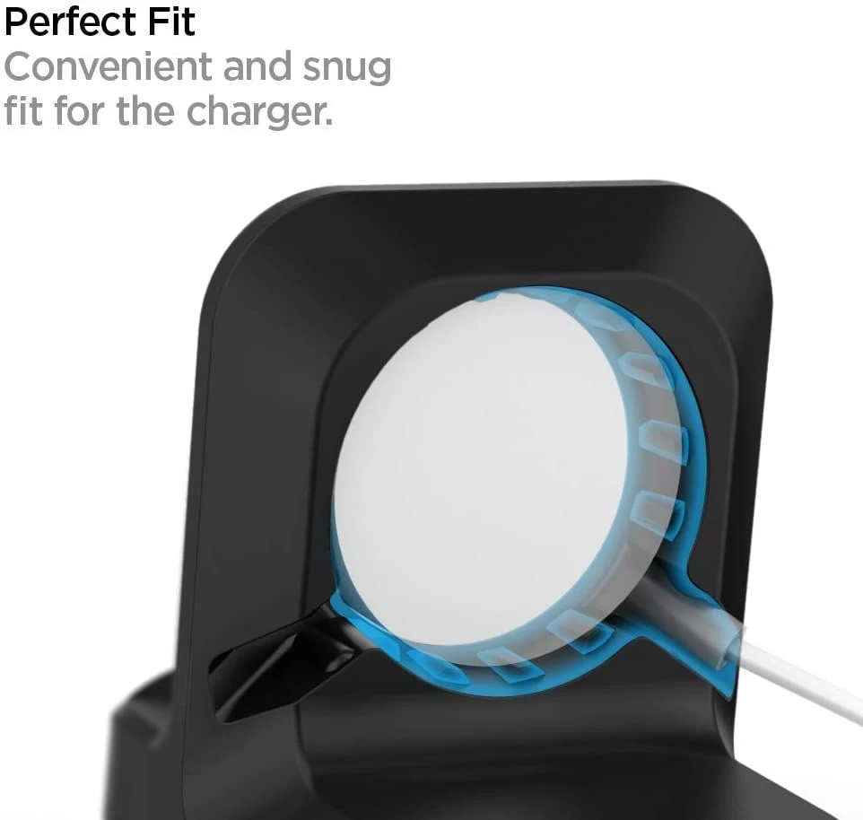 Apple Watch vāciņš melns SPIGEN Night Stand 38/40/41/42/44/45