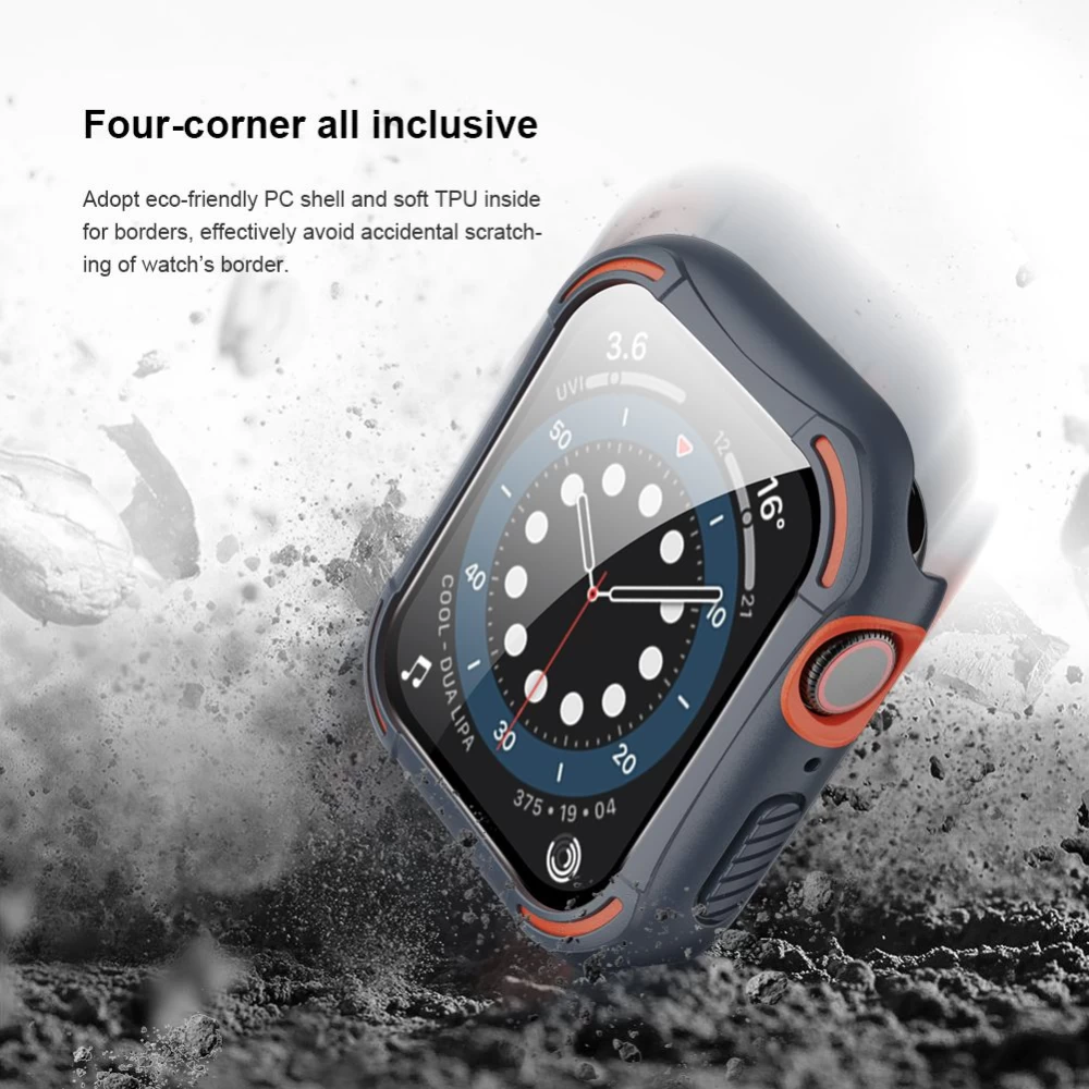 Apple Watch vāciņš zaļš Nillkin CrashBumper  40mm Series 4/5/6/SE