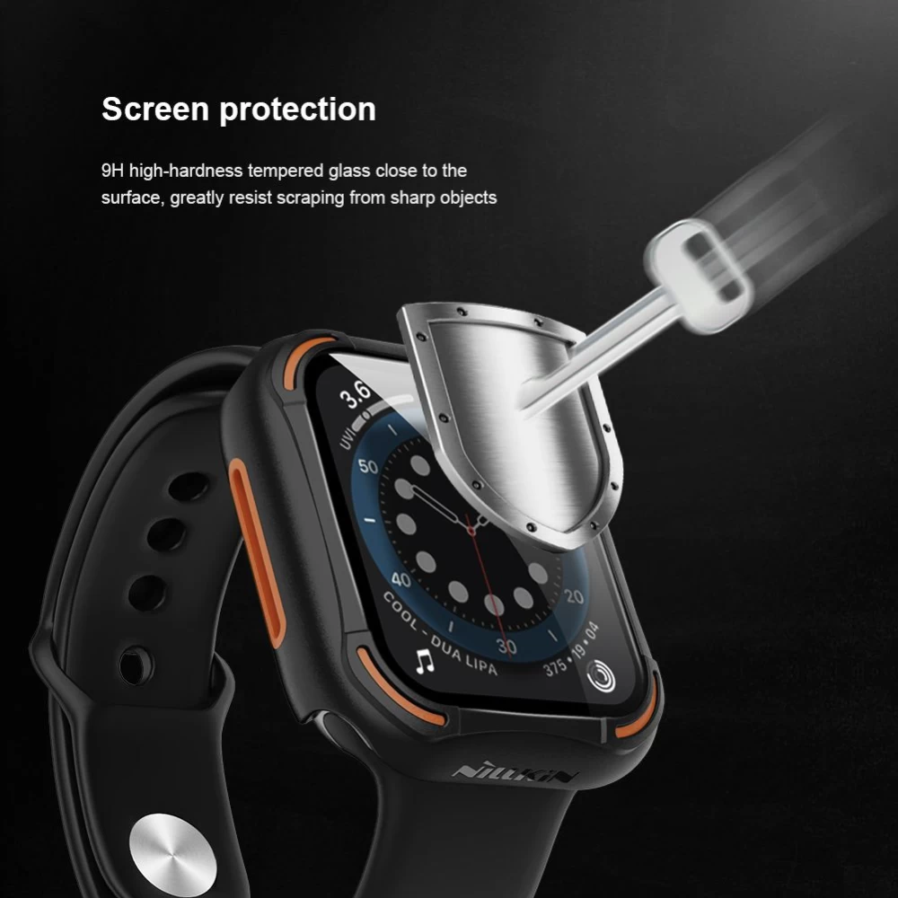 Apple Watch vāciņš zaļš Nillkin CrashBumper  40mm Series 4/5/6/SE