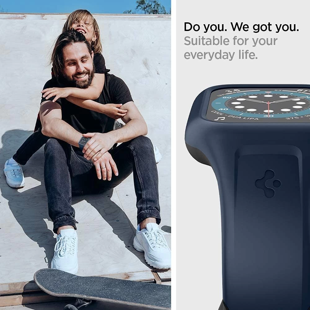 Apple Watch siksniņa zils SPIGEN Liquid Air Pro 4/5/6/SE (44mm)