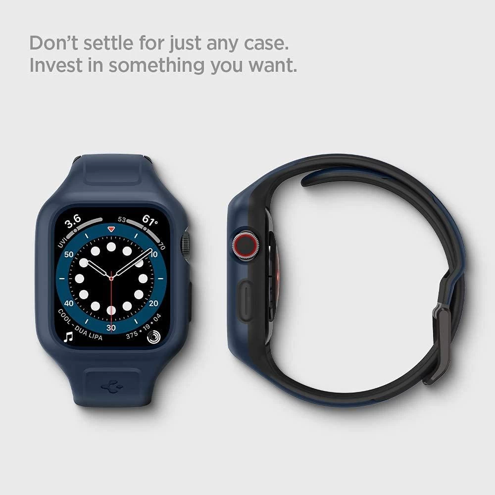 Apple Watch siksniņa zils SPIGEN Liquid Air Pro 4/5/6/SE (44mm)