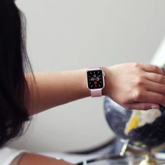 Apple Watch siksniņa rozā zelta TECH-PROTECT MilaneseBand 4/5/6/7/SE (42/44/45mm)