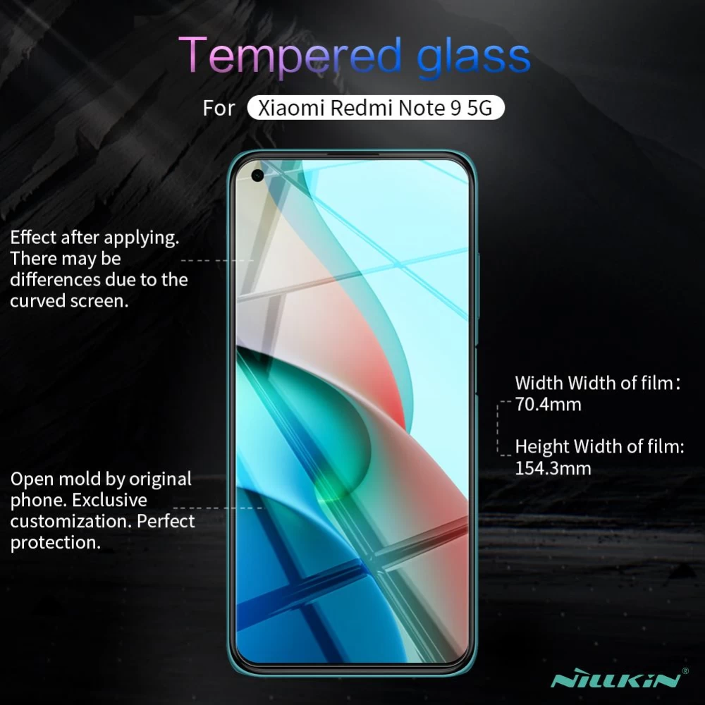 Xiaomi RedMi Note 9T apsauginis stiklas  Nillkin H+PRO Tempered Glass