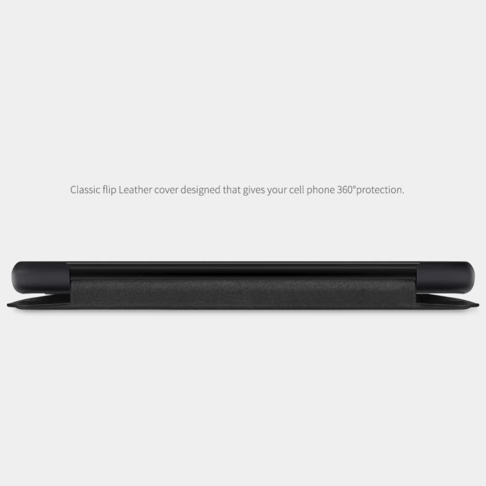 Xiaomi RedMi Note 9T suojakotelo ruskea Nillkin Qin Leather