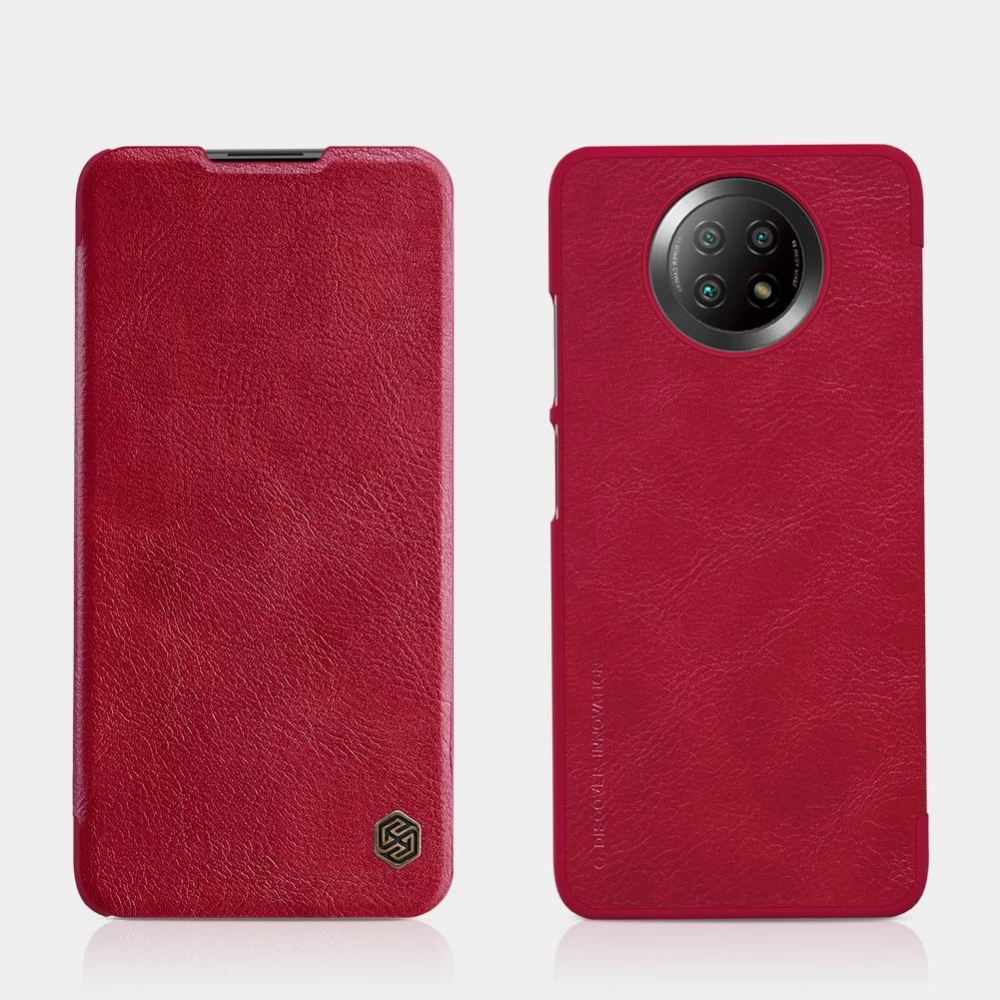 Xiaomi RedMi Note 9T suojakotelo ruskea Nillkin Qin Leather