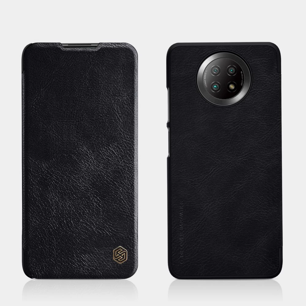 Xiaomi RedMi Note 9T suojakotelo ruskea Nillkin Qin Leather