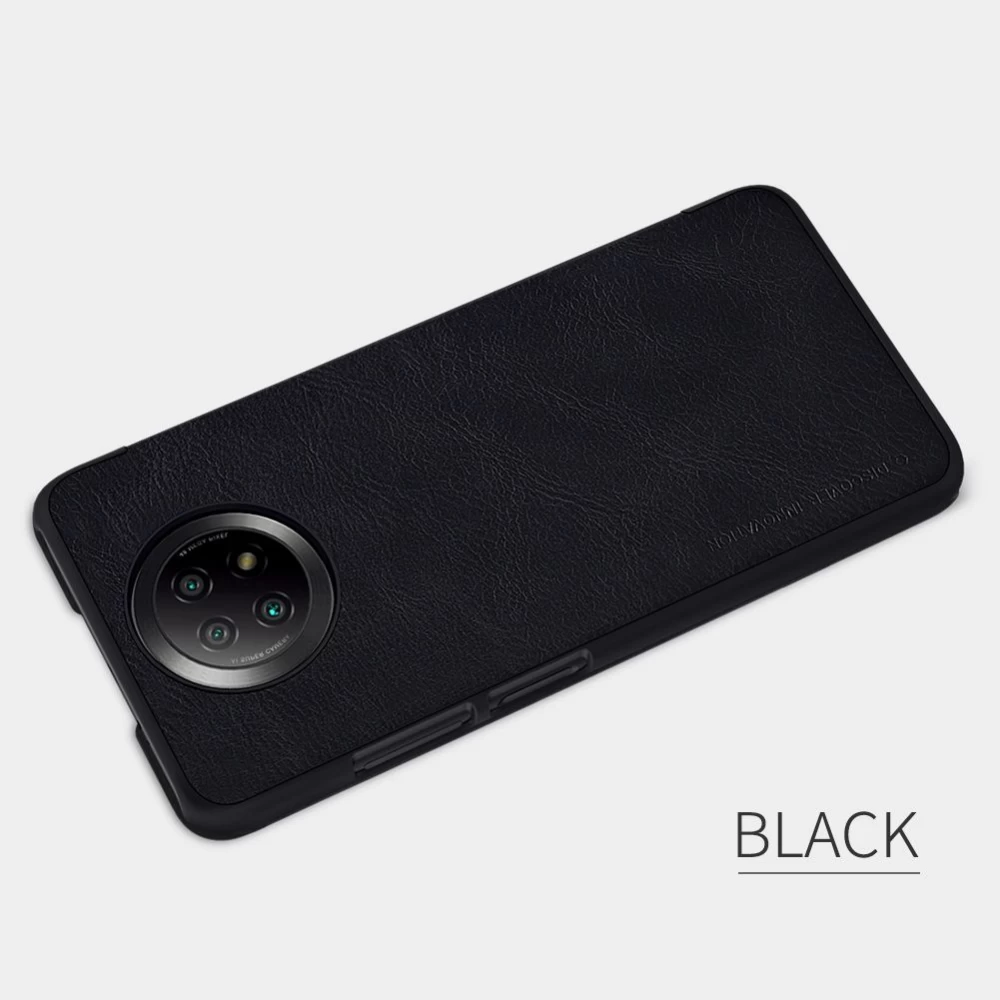 Xiaomi RedMi Note 9T suojakotelo ruskea Nillkin Qin Leather