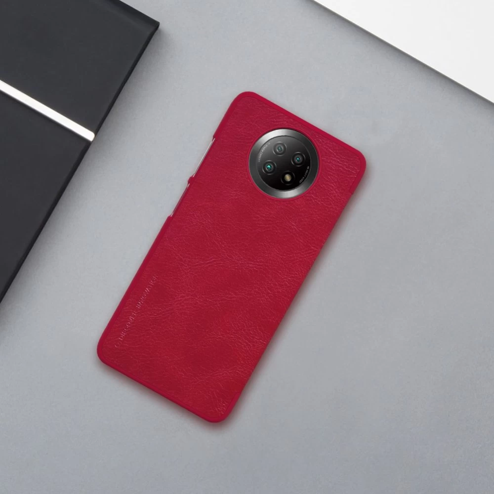 Xiaomi RedMi Note 9T suojakotelo ruskea Nillkin Qin Leather