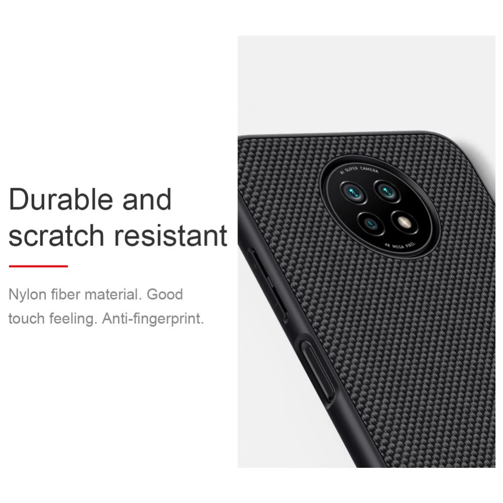 Xiaomi RedMi Note 9T suojakuori musta Nillkin Textured