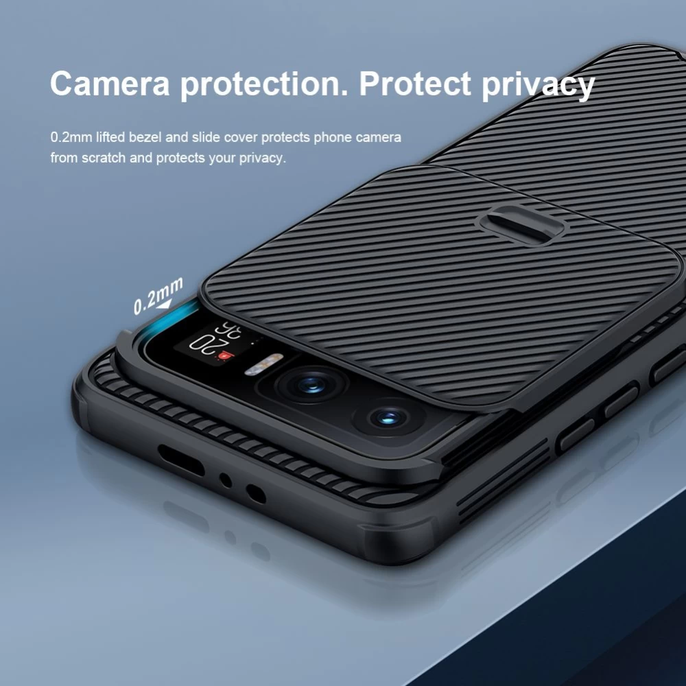 Xiaomi Mi 11 Ultra vāciņš zils Nillkin CamShield PRO