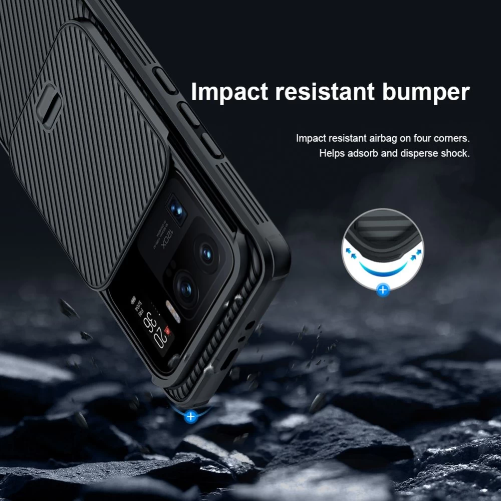 Xiaomi Mi 11 Ultra vāciņš zils Nillkin CamShield PRO