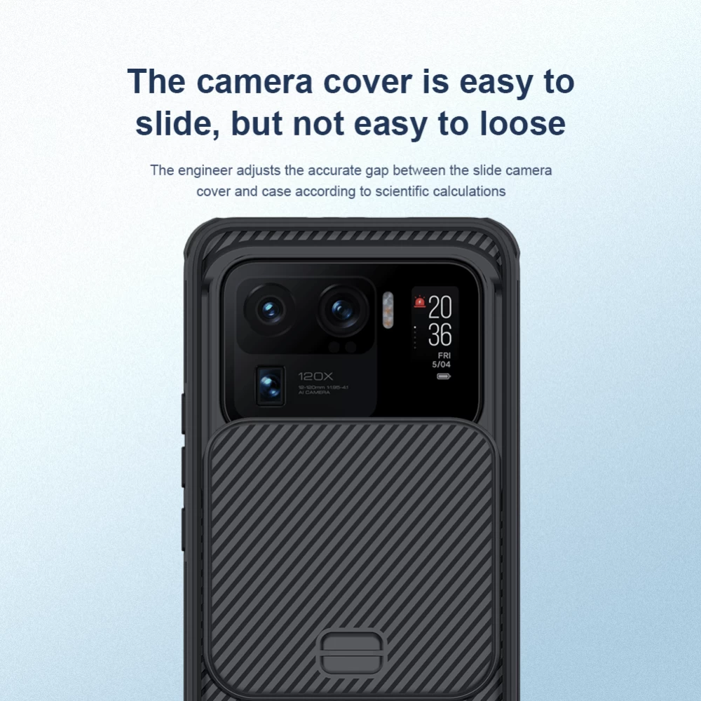 Xiaomi Mi 11 Ultra vāciņš zils Nillkin CamShield PRO