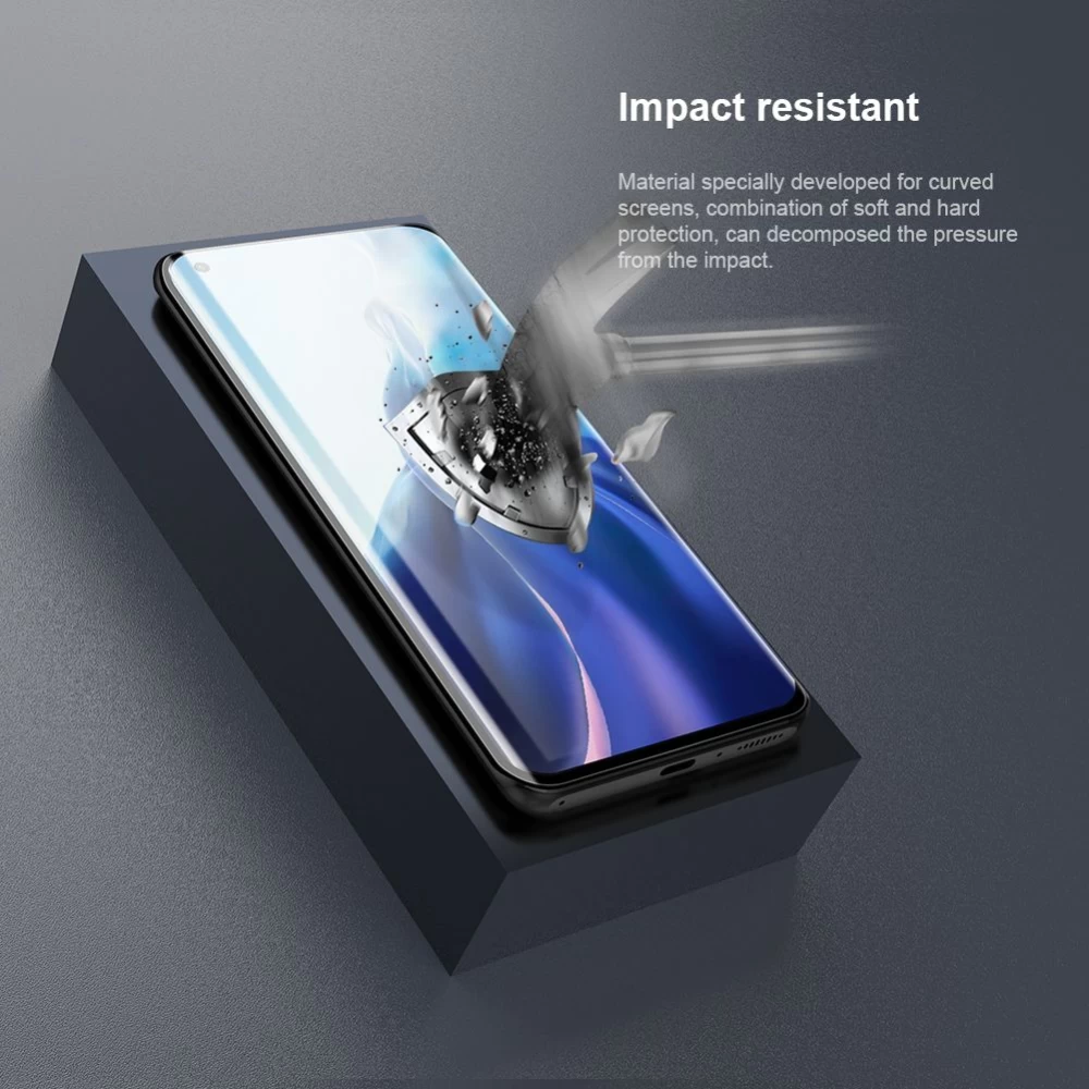 Xiaomi Mi 11 Pro skärmskydd  Nillkin Impact Resistant Curved Film (2-pack)