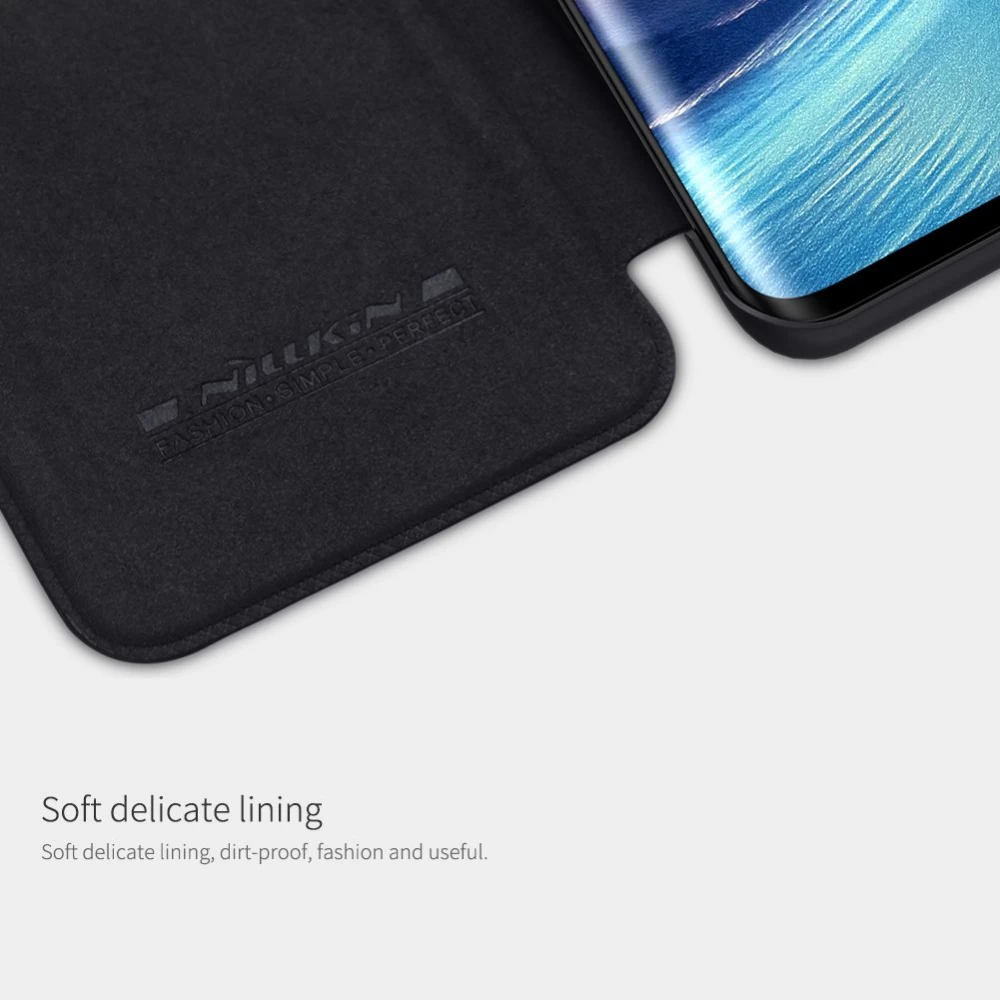 Xiaomi Mi 11 Pro maciņš melns Nillkin Qin Leather