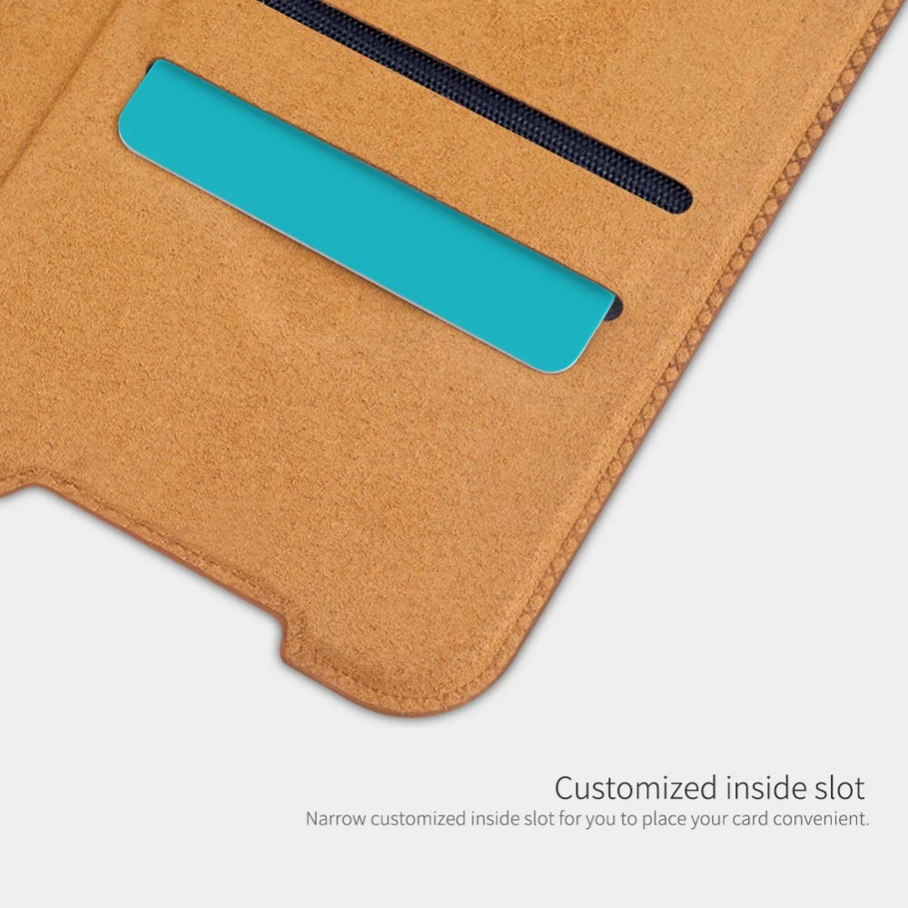 Xiaomi Mi 11 Pro maciņš melns Nillkin Qin Leather
