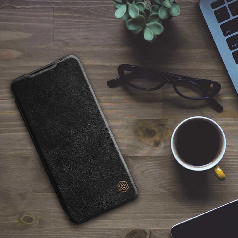 Xiaomi Mi 11 Pro maciņš sarkans Nillkin Qin Leather