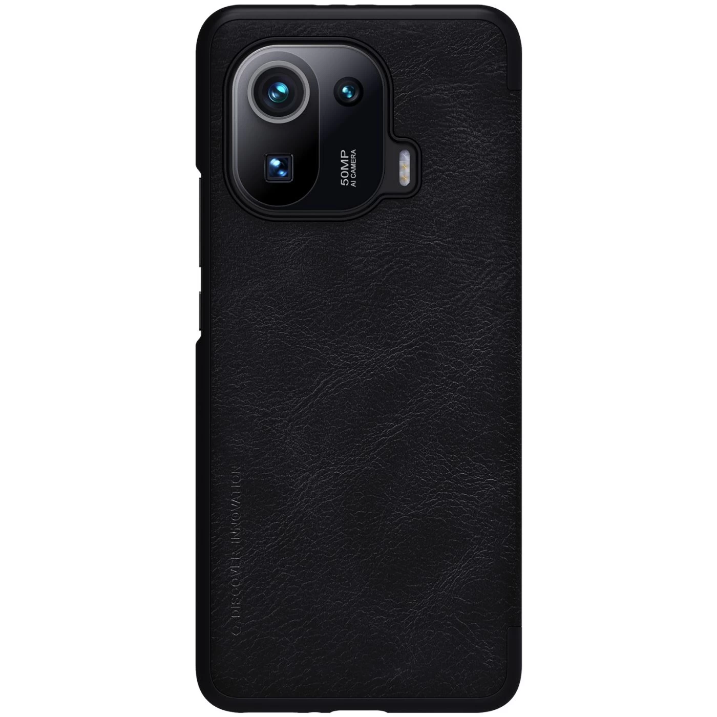 Xiaomi Mi 11 Pro maciņš melns Nillkin Qin Leather