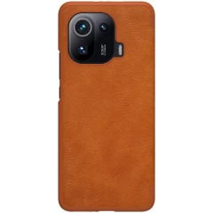 Xiaomi Mi 11 Pro case brown Nillkin Qin Leather 