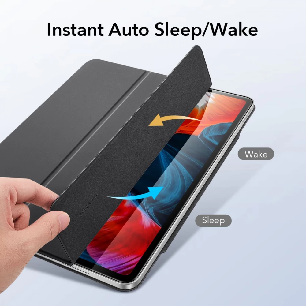 Apple iPad Pro 12.9 (2021) maciņš melns ESR Rebound Magnetic