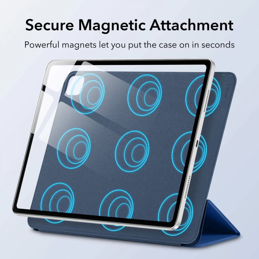 Apple iPad Pro 12.9 (2021) maciņš zils ESR Rebound Magnetic