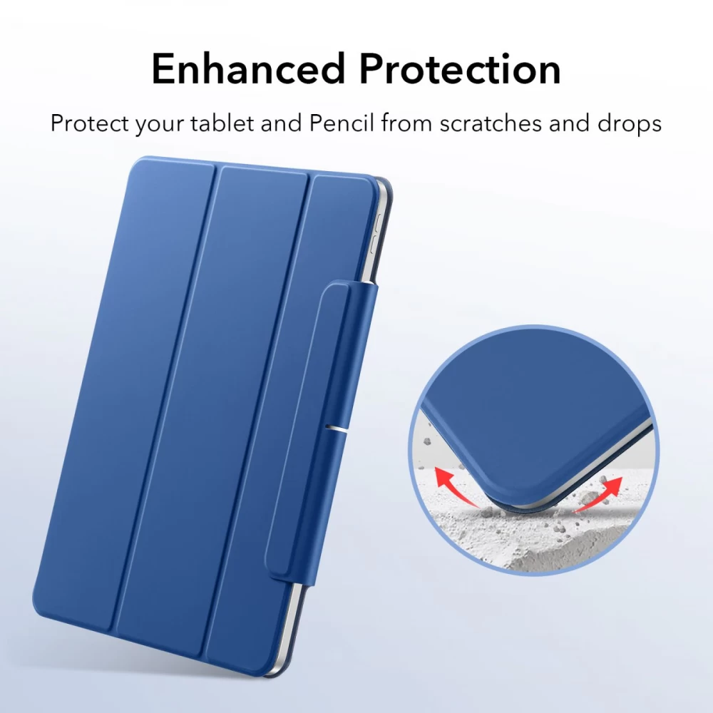 Apple iPad Pro 12.9 (2021) maciņš zils ESR Rebound Magnetic
